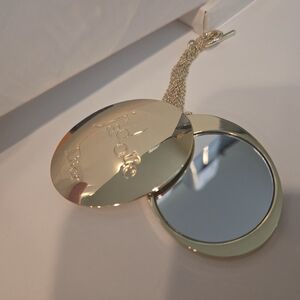 Dior Luxurious Gold Compact Pocket Mirror Beaute In Box Nwt